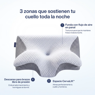 CerviRest™  Almohada Cervical Termorregulador